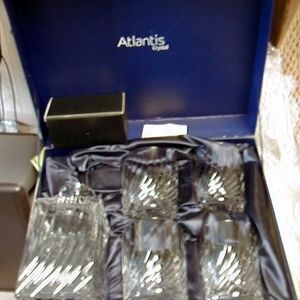 New Atlantis Crystal Celebration Whiskey Decanter+